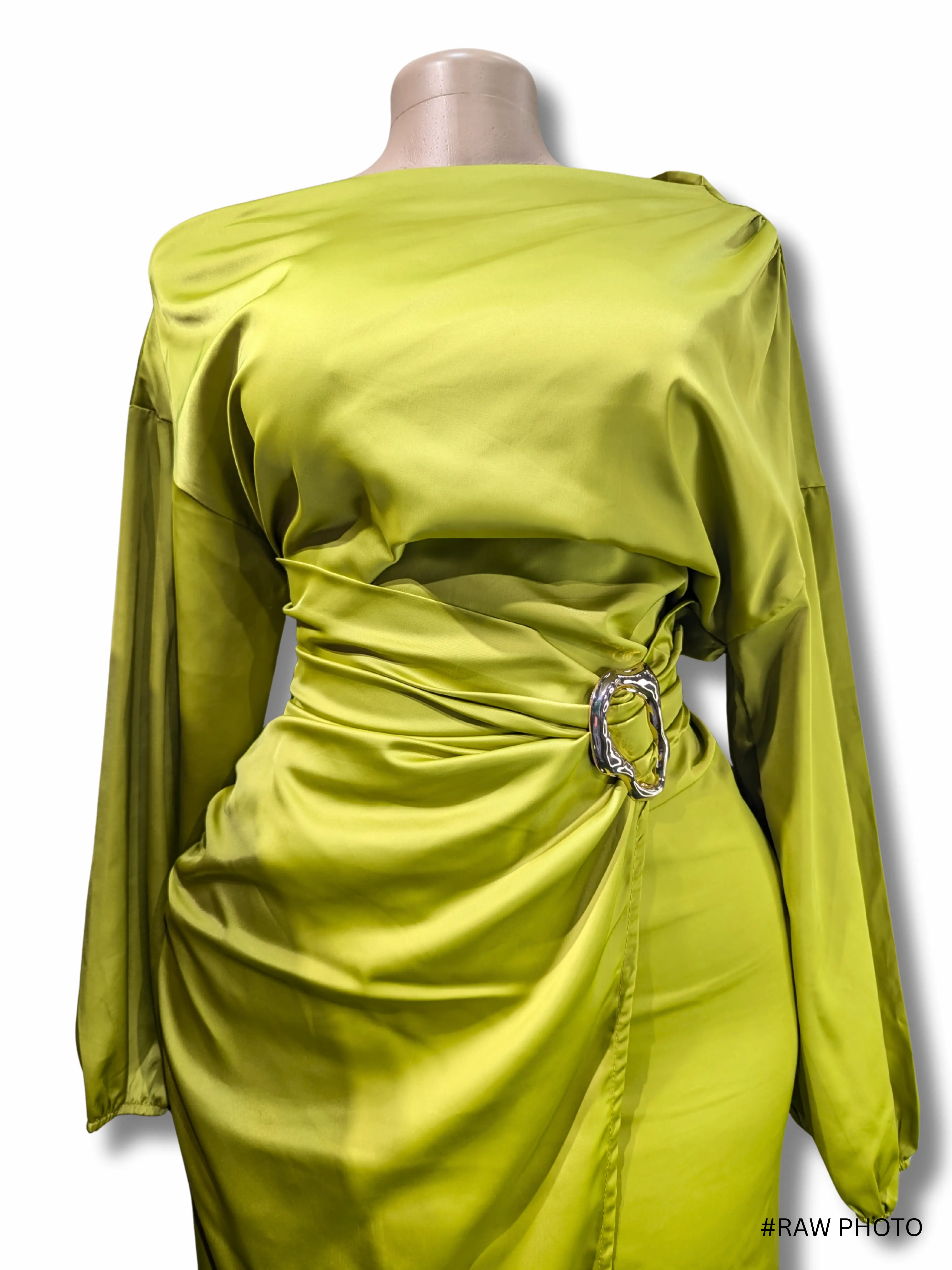 Elegant Satin Luxury Dress - silk dresses available at theGirlyZone Kampala